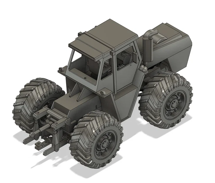 Mô hình máy kéo Case International 4894 - Tỉ lệ 1:16 in 3D cực chi tiết - Image 3