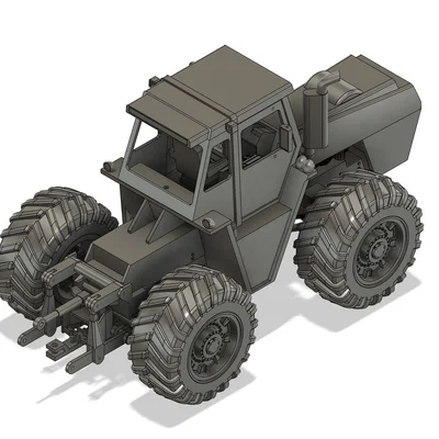 Mô hình máy kéo Case International 4894 - Tỉ lệ 1:16 in 3D cực chi tiết