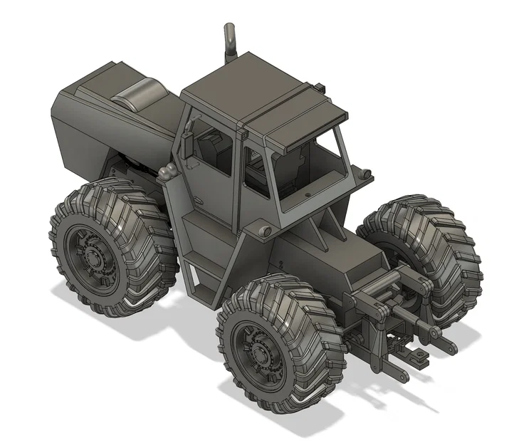 Mô hình máy kéo Case International 4894 - Tỉ lệ 1:16 in 3D cực chi tiết - Image 4