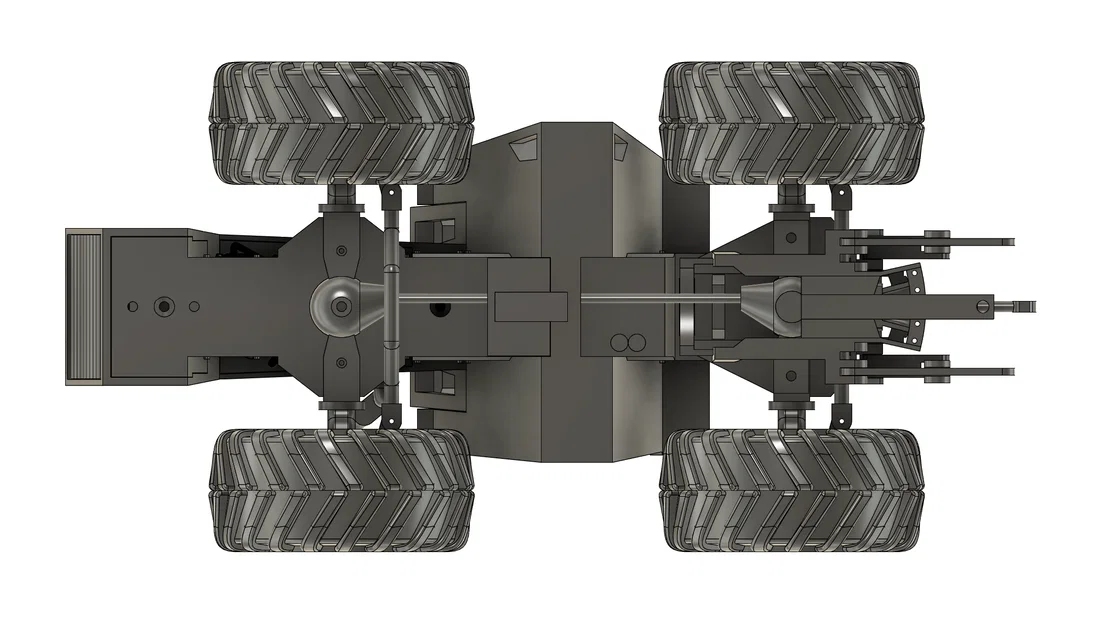 Mô hình máy kéo Case International 4894 - Tỉ lệ 1:16 in 3D cực chi tiết - Image 6