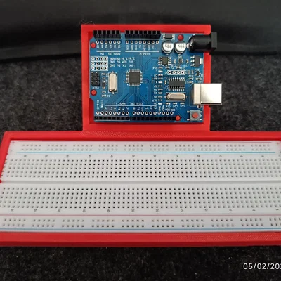 Đế in 3D cho Arduino và Breadboard