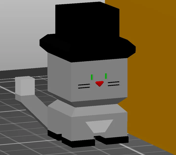 Mô hình Calicat V2 đa sắc (Multi-colour) kèm mũ ông già Noel và mũ chóp - Image 3