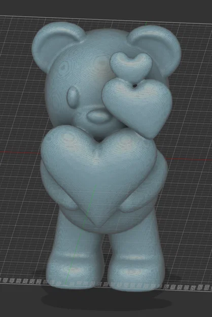 Mô hình Gấu Teddy Love đáng yêu dành tặng ngày Valentine - Image 1