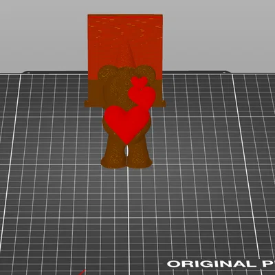 Mô hình Gấu Teddy Love đáng yêu dành tặng ngày Valentine