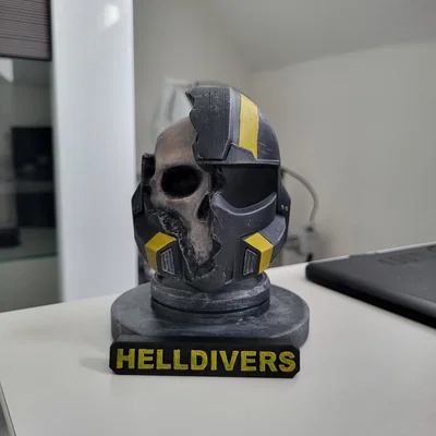 Mô hình Helldivers Helmet/Skull (để trưng bày)