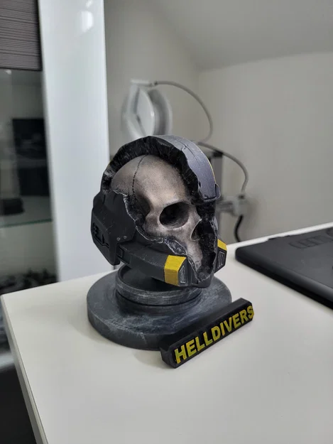 Mô hình Helldivers Helmet/Skull (để trưng bày) - Image 2