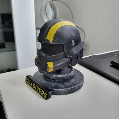 Mô hình Helldivers Helmet/Skull (để trưng bày)