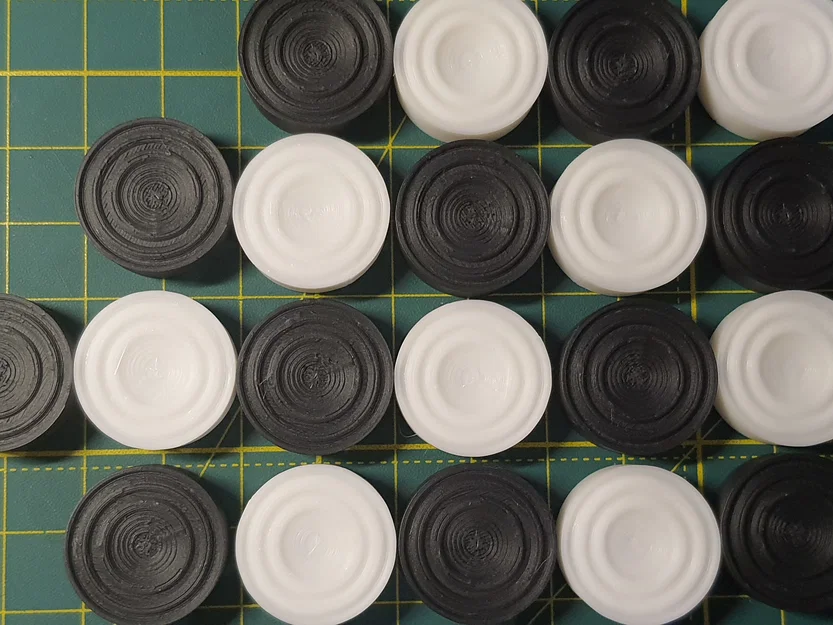 Bộ quân cờ Caro và Backgammon in 3D tiêu chuẩn - Image 2