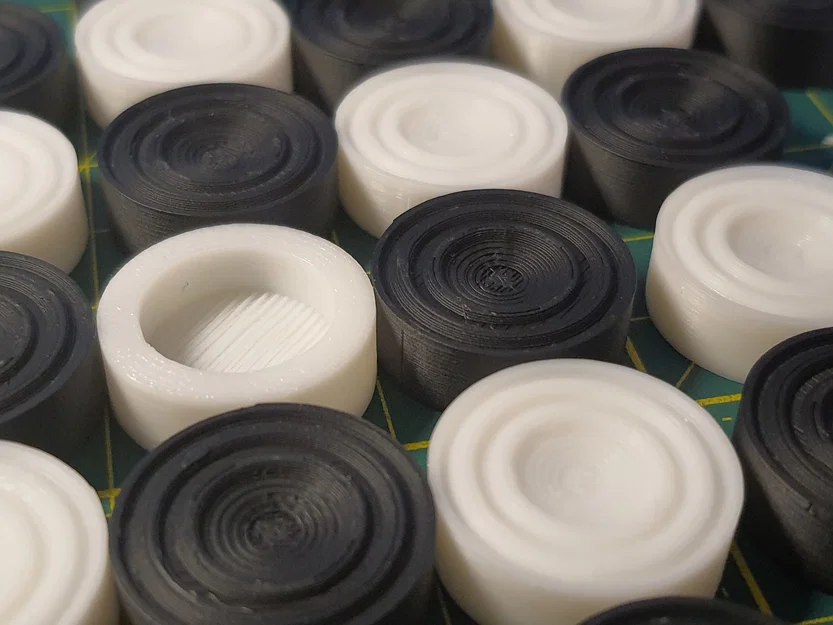 Bộ quân cờ Caro và Backgammon in 3D tiêu chuẩn - Image 3