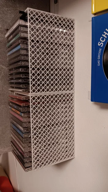 Kệ đựng đĩa CD treo tường - Giải pháp sắp xếp ngăn nắp bằng 3D Printing - Image 2