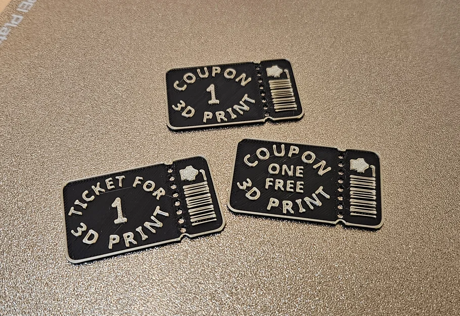 Phiếu Quà Tặng In 3D Miễn Phí - Image 1