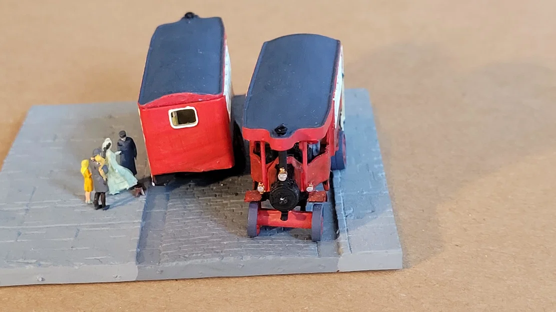 Mô hình xe buýt hơi nước Foden (Foden Steam Omnibus) tỉ lệ N-scale - Image 5