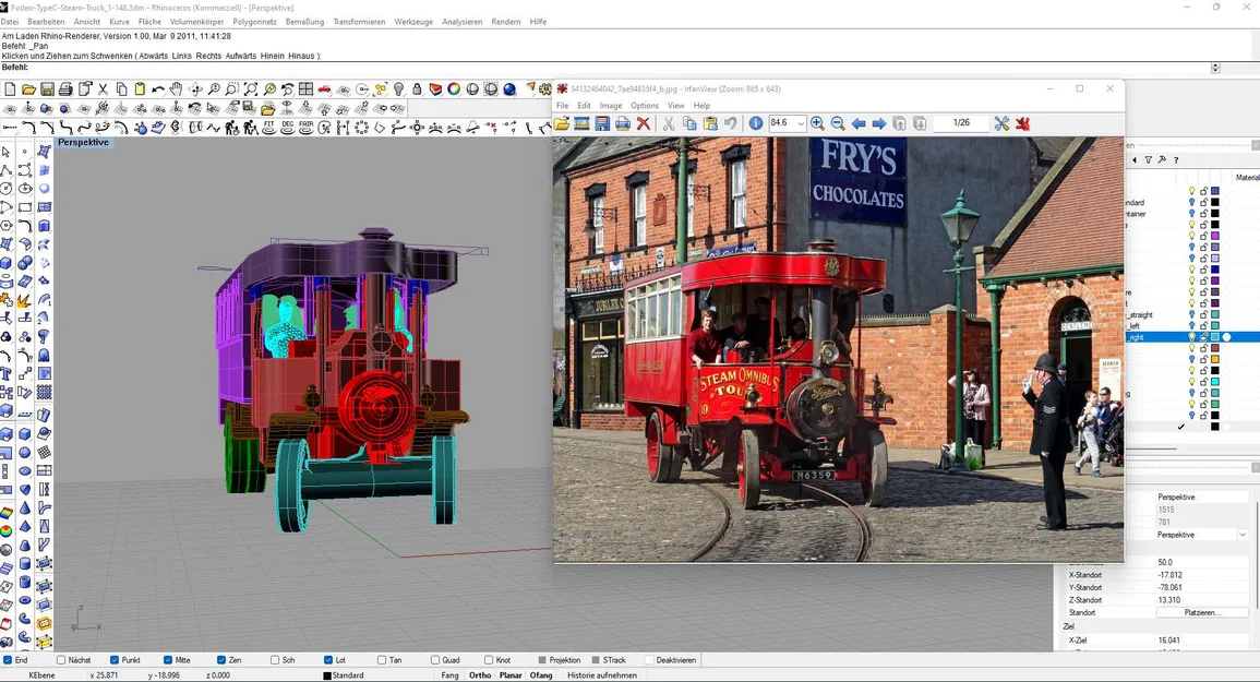 Mô hình xe buýt hơi nước Foden (Foden Steam Omnibus) tỉ lệ N-scale - Image 6
