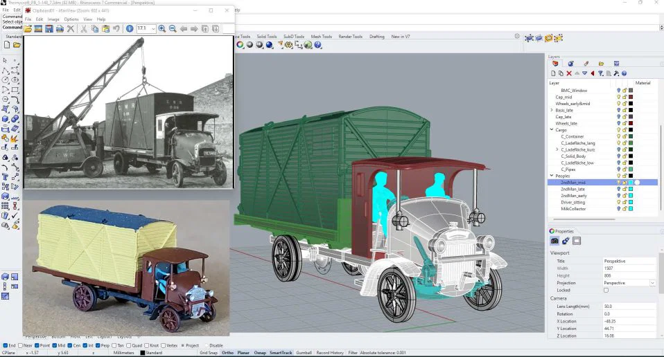 OIT - Mô hình xe tải Thornycroft PB-type (tỷ lệ 1:148) - Image 8