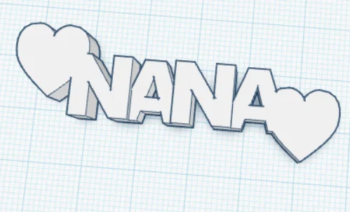 Mô hình 3D quà tặng Nana và Papa ý nghĩa cho ông bà - Image 2