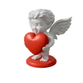 Mô hình thiên thần Cupid ôm trái tim cho ngày lễ Valentine - Thumbnail 1