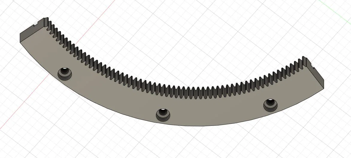Bộ Thanh Răng Cong Curved Gear Rack Module 1.0 cho Kỹ Thuật Chính Xác - Image 1