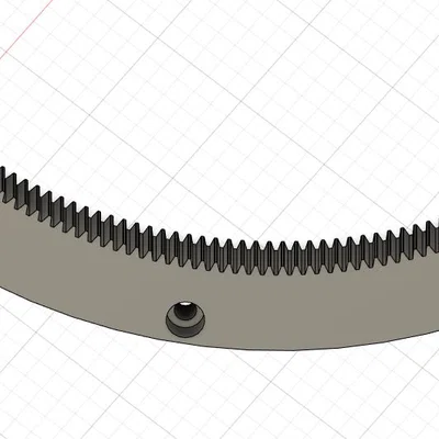 Bộ Thanh Răng Cong Curved Gear Rack Module 1.0 cho Kỹ Thuật Chính Xác