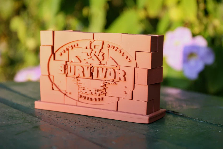 Mô hình xếp hình Survivor 47 - Logo Block Puzzle in 3D - Image 2