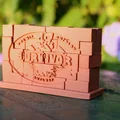 Mô hình xếp hình Survivor 47 - Logo Block Puzzle in 3D - Thumbnail 2