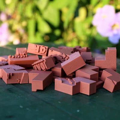 Mô hình xếp hình Survivor 47 - Logo Block Puzzle in 3D