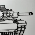 Bản vẽ kỹ thuật xe tăng M1 Abrams - Tranh in 3D - Thumbnail 2