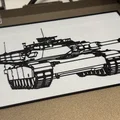 Bản vẽ kỹ thuật xe tăng M1 Abrams - Tranh in 3D - Thumbnail 4