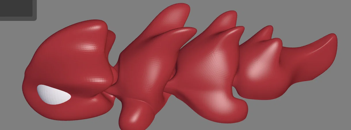 Mô hình rồng nhỏ linh hoạt (Flexible Dragon Small) in 3D siêu nhanh - Image 1