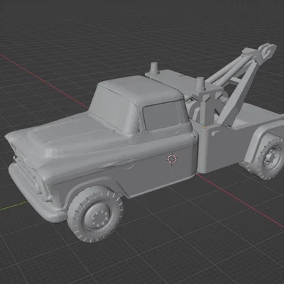Mô hình xe cứu hộ 1957 Chevy Apache tỉ lệ 1/64