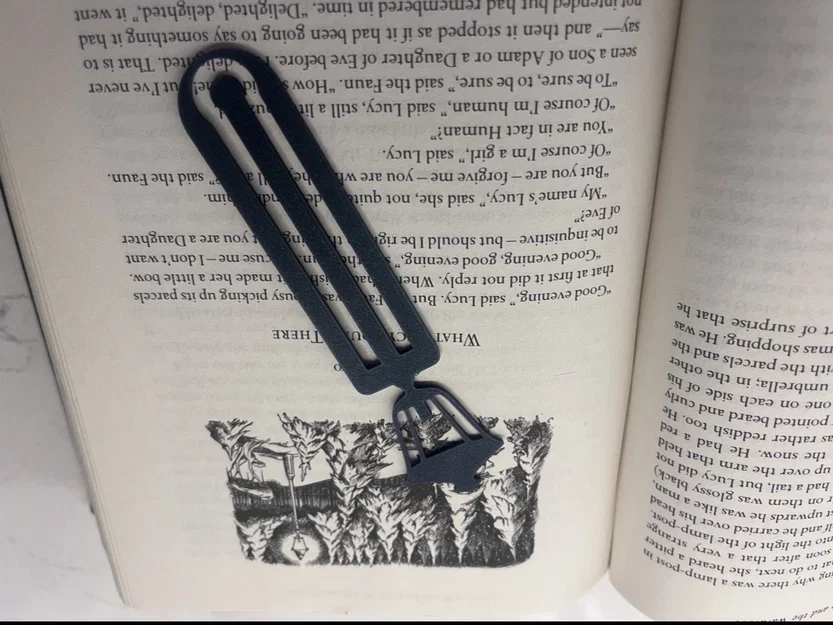 Đánh dấu trang sách hình cột đèn Narnia (Narnia lamp post bookmark) - Image 1