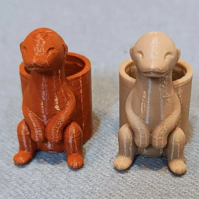 Vòng giữ khăn quàng Hướng đạo sinh hình chú cầy Meerkat in 3D