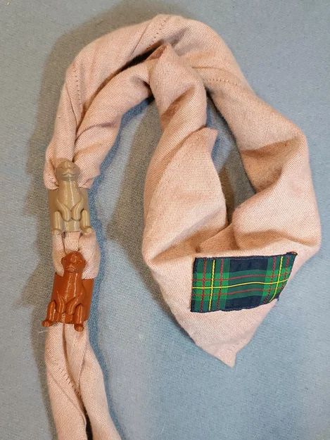 Vòng giữ khăn quàng Hướng đạo sinh hình chú cầy Meerkat in 3D - Image 2