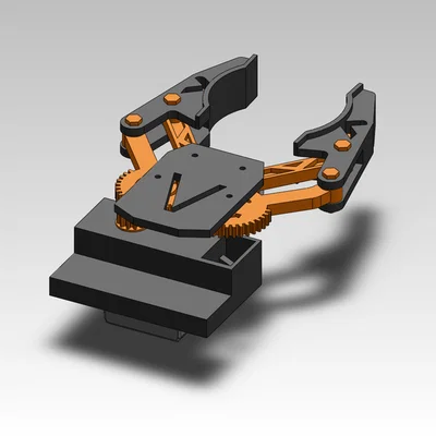 Thiết kế tay gắp Robot ARM CLAW cho động cơ Servo