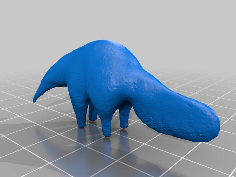 Mô hình 3D thú ăn kiến Anteater độc đáo và thú vị - Image 2