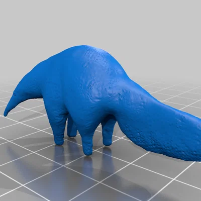 Mô hình 3D thú ăn kiến Anteater độc đáo và thú vị
