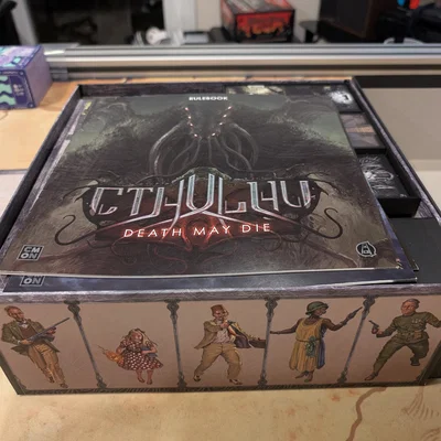 Bộ Khay Đựng Board Game Cthulhu Death May Die (Hỗ Trợ Card Bọc Sleeve)
