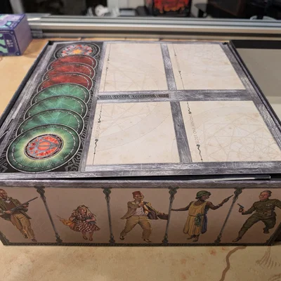 Bộ Khay Đựng Board Game Cthulhu Death May Die (Hỗ Trợ Card Bọc Sleeve)