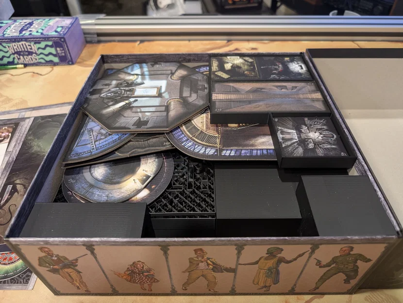 Bộ Khay Đựng Board Game Cthulhu Death May Die (Hỗ Trợ Card Bọc Sleeve) - Image 4