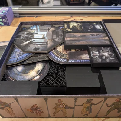 Bộ Khay Đựng Board Game Cthulhu Death May Die (Hỗ Trợ Card Bọc Sleeve)