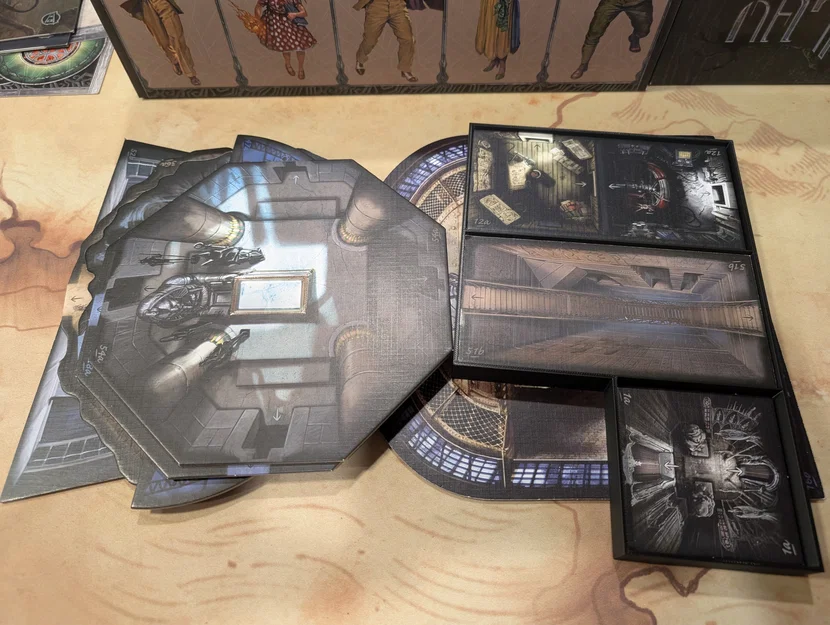 Bộ Khay Đựng Board Game Cthulhu Death May Die (Hỗ Trợ Card Bọc Sleeve) - Image 5