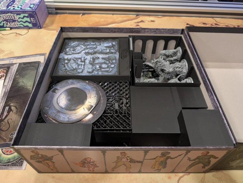 Bộ Khay Đựng Board Game Cthulhu Death May Die (Hỗ Trợ Card Bọc Sleeve) - Image 7