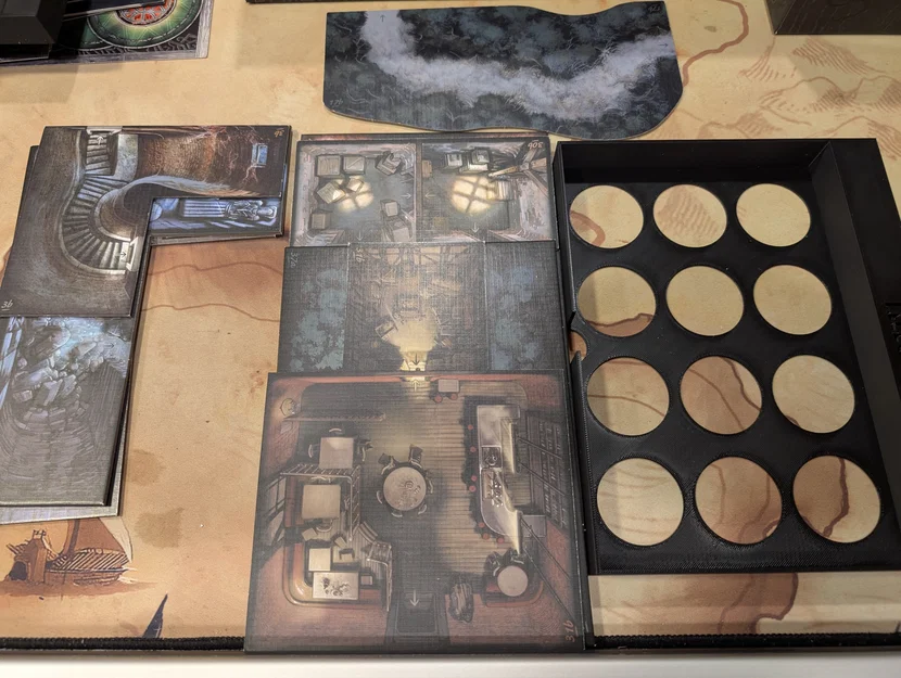 Bộ Khay Đựng Board Game Cthulhu Death May Die (Hỗ Trợ Card Bọc Sleeve) - Image 13