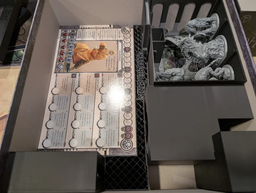 Bộ Khay Đựng Board Game Cthulhu Death May Die (Hỗ Trợ Card Bọc Sleeve) - Image 14