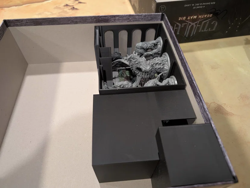 Bộ Khay Đựng Board Game Cthulhu Death May Die (Hỗ Trợ Card Bọc Sleeve) - Image 17