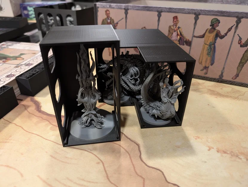 Bộ Khay Đựng Board Game Cthulhu Death May Die (Hỗ Trợ Card Bọc Sleeve) - Image 23