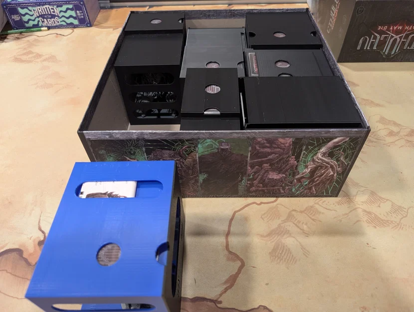 Bộ Khay Đựng Board Game Cthulhu Death May Die (Hỗ Trợ Card Bọc Sleeve) - Image 28