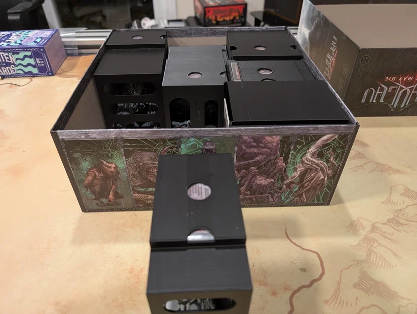 Bộ Khay Đựng Board Game Cthulhu Death May Die (Hỗ Trợ Card Bọc Sleeve) - Image 32