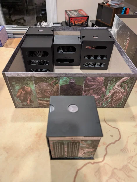 Bộ Khay Đựng Board Game Cthulhu Death May Die (Hỗ Trợ Card Bọc Sleeve) - Image 45