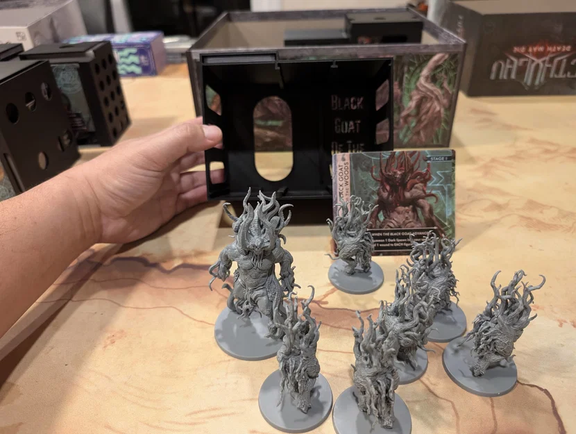 Bộ Khay Đựng Board Game Cthulhu Death May Die (Hỗ Trợ Card Bọc Sleeve) - Image 52