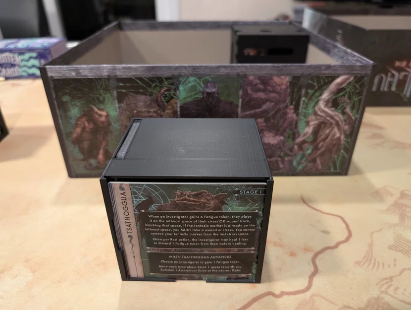 Bộ Khay Đựng Board Game Cthulhu Death May Die (Hỗ Trợ Card Bọc Sleeve) - Image 54